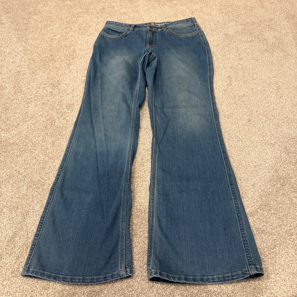 Carhartt Jeans Women’s 8 Regular Original Fit Mid Rise Work Denim